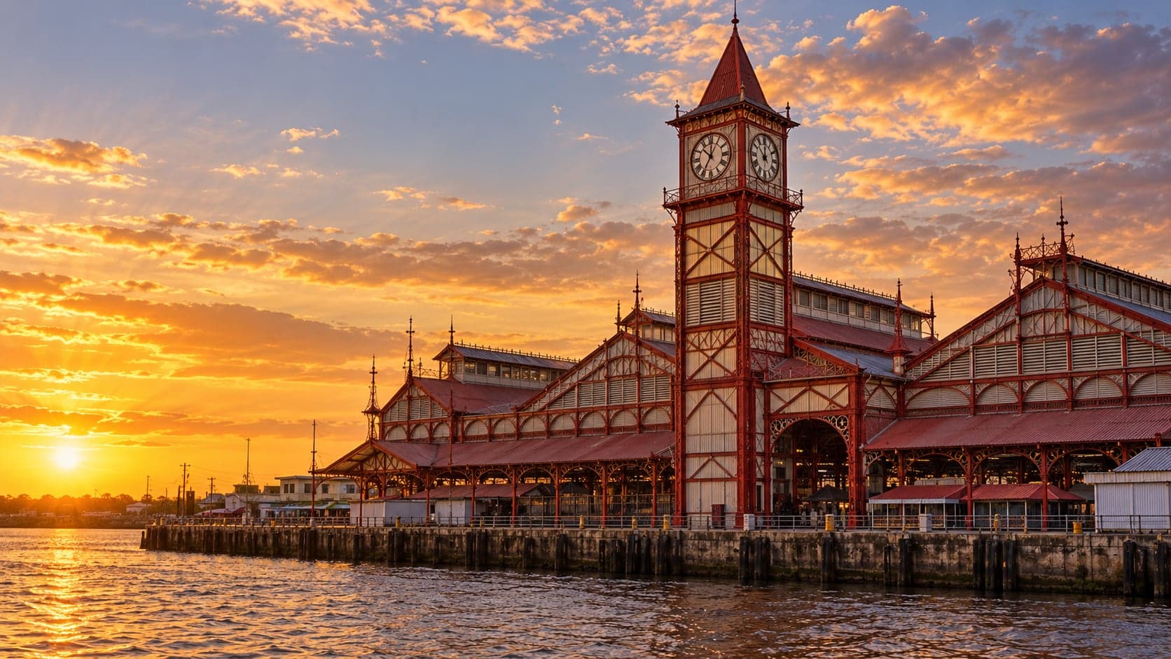 Stabroek Market clock tower, Georgetown, Guyana